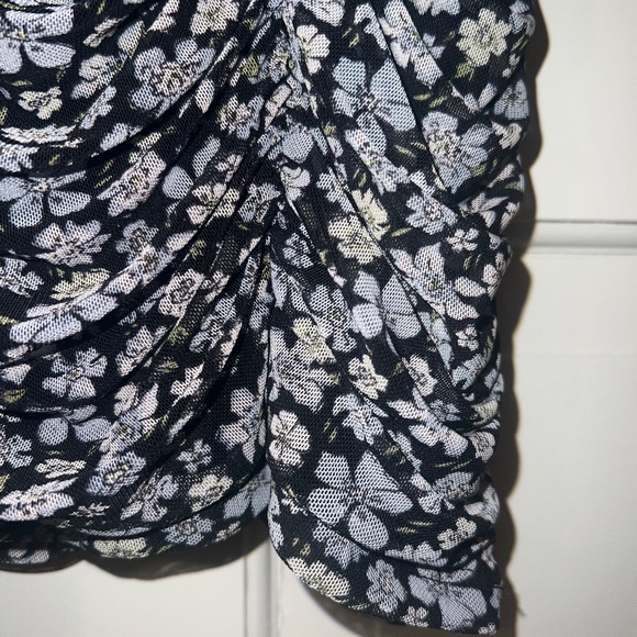 Blue Floral Bodycon Dress H&M - Picture 5 of 5